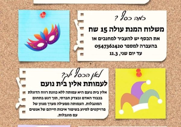 רכישת משלוחי מנות מעמותת “חיים לאלון” ותרומת המשלוחים למפונים וחיילים